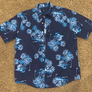 BLUE HAWAIIAN SHIRT